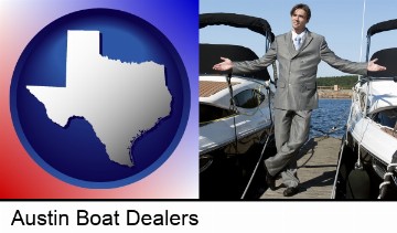 a yacht dealer in Austin, TX