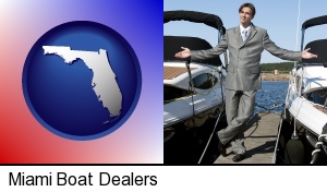 Miami, Florida - a yacht dealer