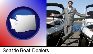 Seattle, Washington - a yacht dealer