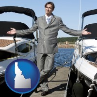 idaho map icon and a yacht dealer