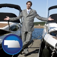 nebraska map icon and a yacht dealer