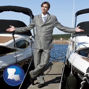 a yacht dealer - with Louisiana icon